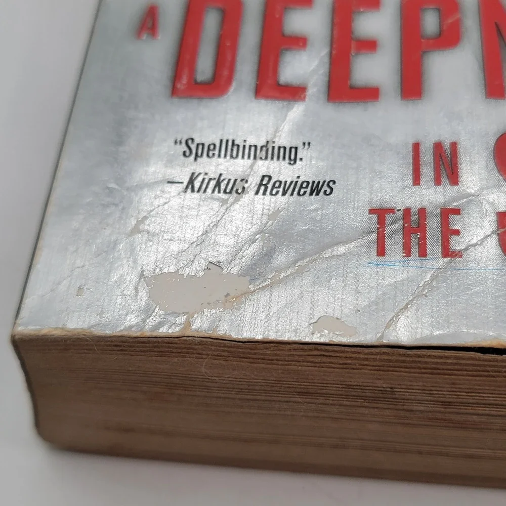 Vernor Vinge A Fire Upon the Deep A Deepness in the Sky Paperback Set Good